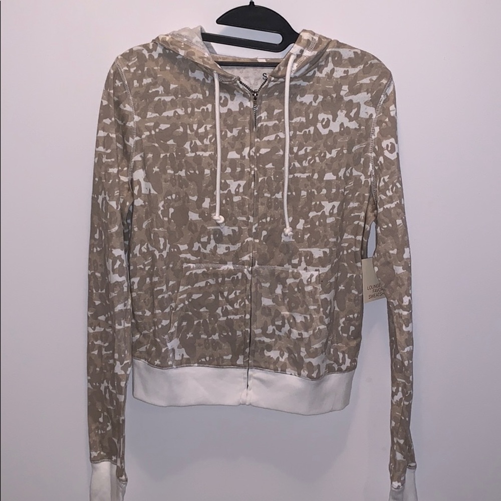NEW Full Zip Hoodie Juniors Small Lounge Wear